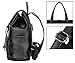 Leather Backpack, COOFIT Black Backpack Black Leather Backpack Purse Bookbag for Women
