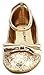 The Doll Maker Metallic Glitter Strap Flat Shoes - FBA1511115A-7