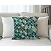 Moslion Mermaid Pillow Cases Decorative with Sequin Teal Mermaid Scales Throw Pillow Covers 18