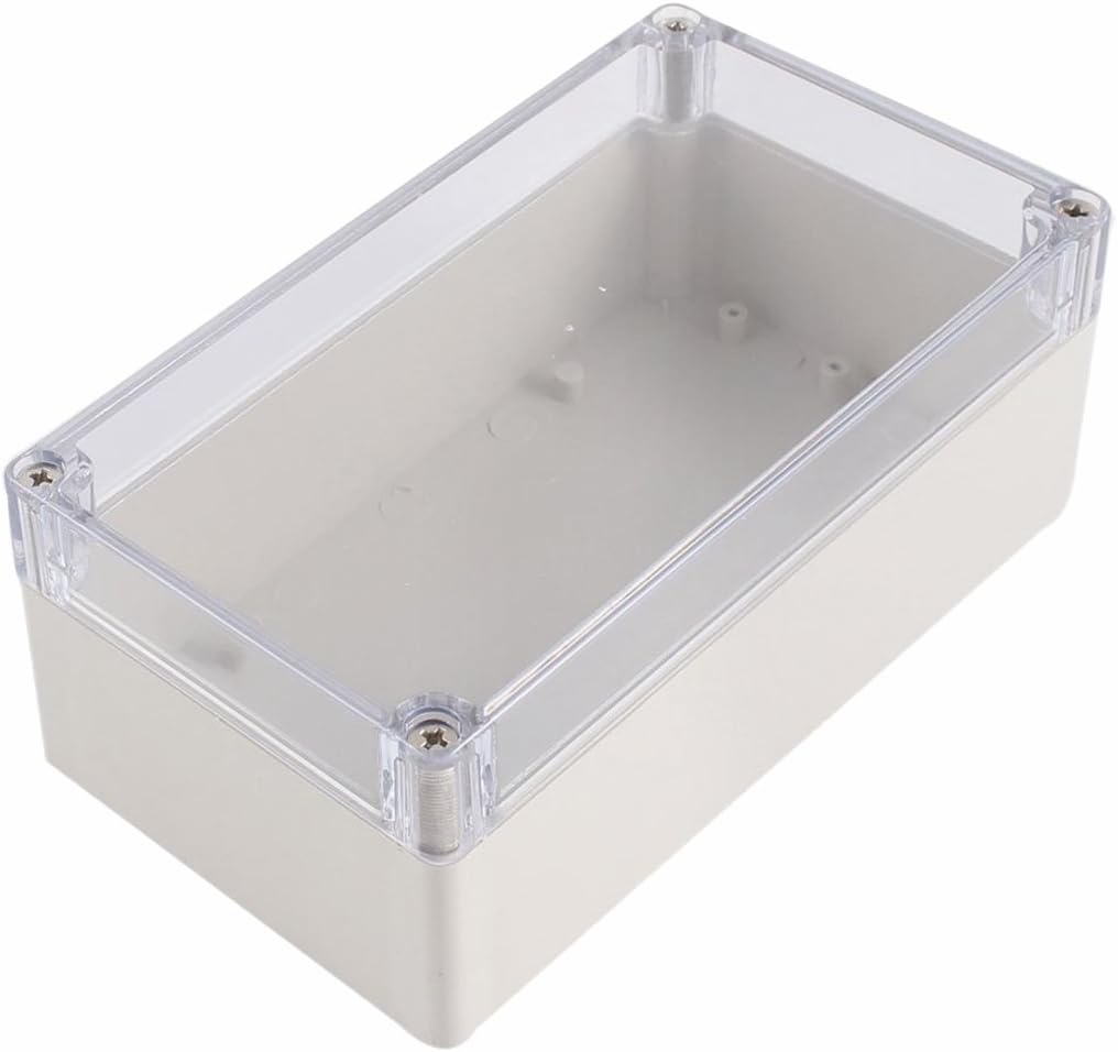 Waterproof Junction Box SODIAL(R) Waterproof Clear Cover Plastic