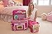 Kid's Fun Pink Happy Kitchen Storage Box and Toy Organizer