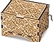 The Laser's Edge Personalizable Music Box,Over the Rainbow, Laser Engraved Birch Wood (Standard)