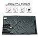 Pawesome The Original Car Seat Cover for Pets, Dogs & Cats - Best Backseat Rear Hammock Style Padded Bench Protector for Cars Trucks & Vans - Waterproof, Black, Polyester, 54