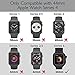 Waterproof Case Compatible with Apple Watch Series 4 44mm with Built-in Screen Protector and Silicone Watch Band Black