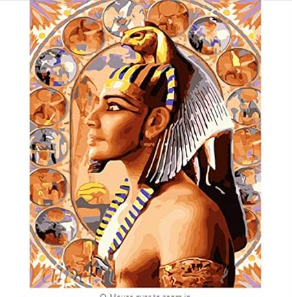 WYTTT Malen Nach Zahlen Anzahl Ägypten Pharao Figur DIY Digitale