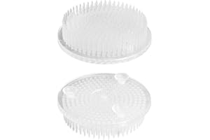 VELARIONNA 2pcs Flower Frog Clear Plastic Floral Pin Frog Flower Arrangement Holder, Arrangements Vase for Plant Decoration, Summer Activity, Wedding Decoration(Color:Type A)