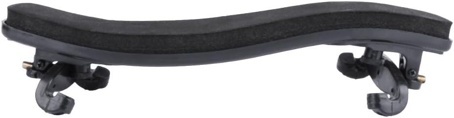 Adjustable Violin Shoulder Rest Plastic Padded for 3/4 4/4 Size Violin with Collapsible and Height Adjustable Feet