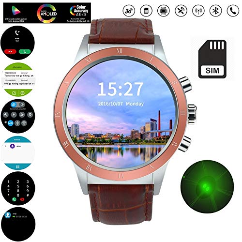 Msxx Smartwatch, Relojes Hombre, WiFi/Bluetooth/GPS/SIM Card ...