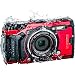 Olympus Tough TG-6 Digital Camera with Deluxe Accessory Bundle – Includes: SanDisk Ultra 64GB SDXC Memory Card + 2X Spare Batteries with Charger + Flexible Gripster + Adapter Tube + More (Red)thumb 2