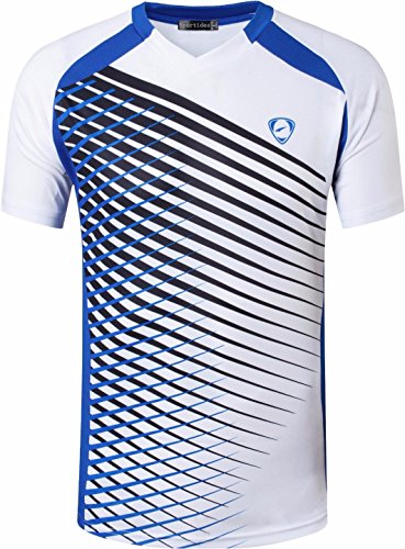 Sportides Big Boy's Quick Dry Active Sport Short Sleeve Breathable Tshirts T-Shirts Tees Tops LBS708 White L