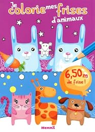 Je colorie mes frises d'animaux