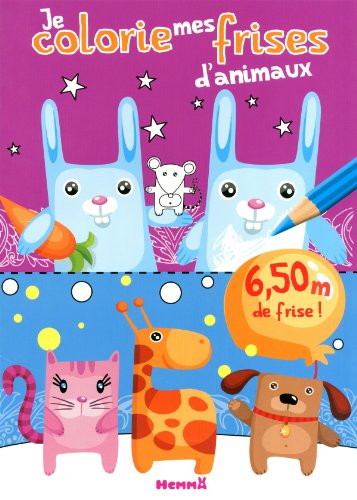 Je colorie mes frises d'animaux
