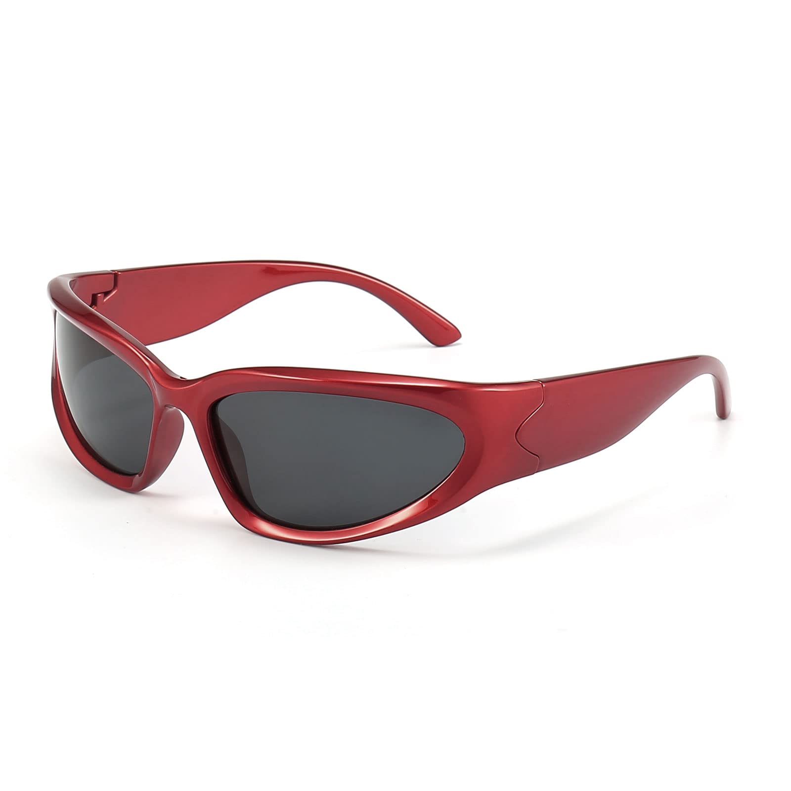 Long Keeper Polarised Wrap Around Sunglasses for Women Men Y2K Trendy Sunglasses Fashion Sun Glasses UV Protection for Driving Sport Fishing