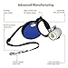Pet Magasin Retractable Dog Leash with Smooth Retraction - 13 Feet, Dark Blue