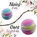 USA Deluxe Natural Bath Bomb Set. 10 XL Bath Bombs by Purelis Naturals. Lush Huge 6.3 Ounce Real Bombs. Bath Bomb Kit with Natural Essential Oils. Organic Bath Bombs for Kids Bubble Bath