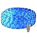 LED Rope Lights, 26.3ft Round Light Strip, 2500K Blue, Water Resistant for Both Indoor/Outdoor Use, Inter-Connectable, UL Certified, Decorative Lighting for Any Location