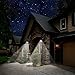 Iextreme Solar Spotlights, 4 LED Waterproof Solar Spotlight 180 ° Adjustable Wall Light, 2-in-1 Security Lighting, Auto On/Off Landscape Lights for Gardens Patio Deck Yard Driveway Pool Area(2 Pack)
