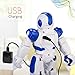 Remote Control Robots For Kids - AOSENMA RC Robots With LED Lights,Infrared Control Toys Robot,Singing,Dancing,Speaking,Two Walking Models,Senses Gesture,Gesture Sensing Robots, Blue