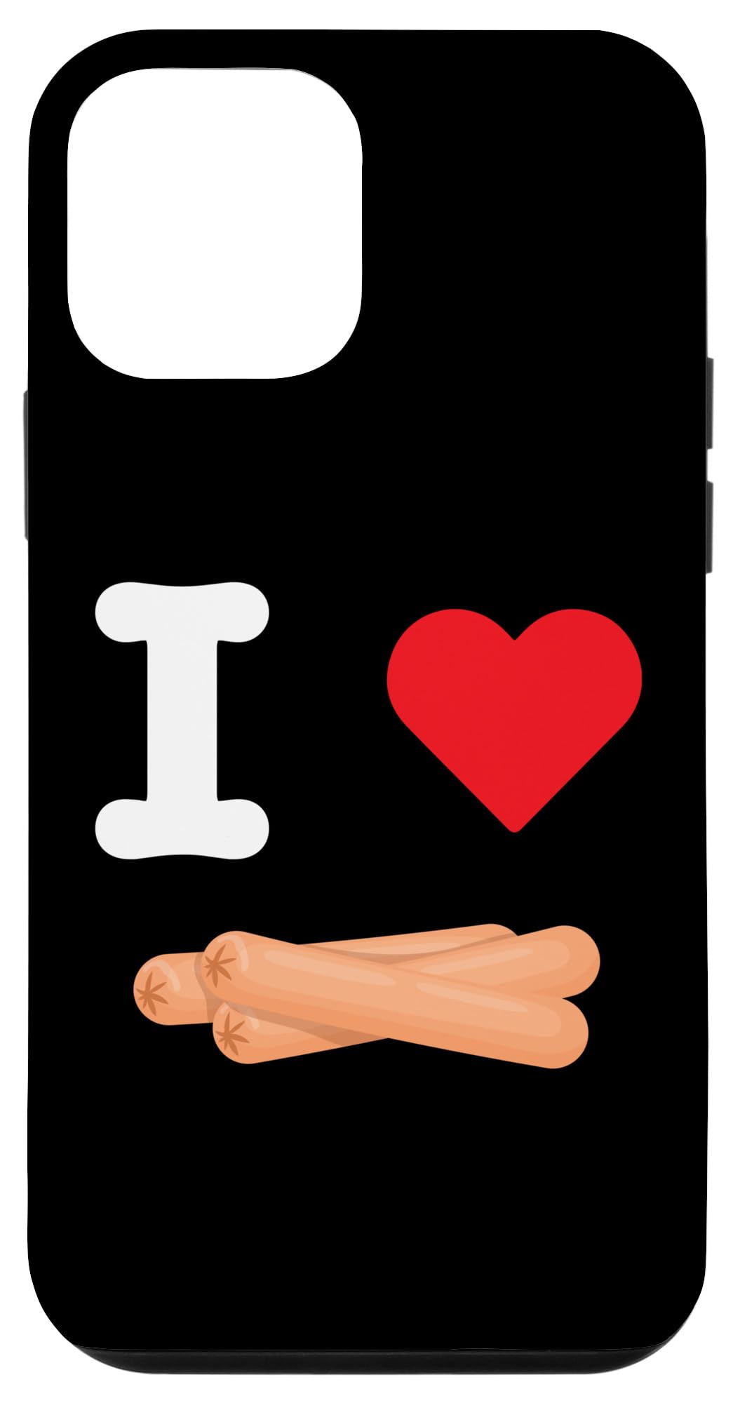 iPhone 12 mini I Love Sausages Ground Meat Cooked Smoked bratwurst Chorizo Case