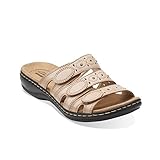 Clarks Women's Leisa Cacti Slide Sandal, Nude