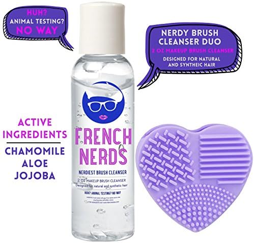 French Nerds Nerdy Brush Cleanser (2 oz + Heart)