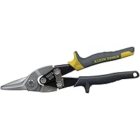 Klein Tools 1202S Metal Shears, Aviation Snips with Wire Cutter, Straight Cut