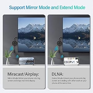 Dongle - Dongle per display wireless, 4 K HDR HDMI con display a specchio e adattatore WiFi compatibile per iPhone/iPad… - immagine 4