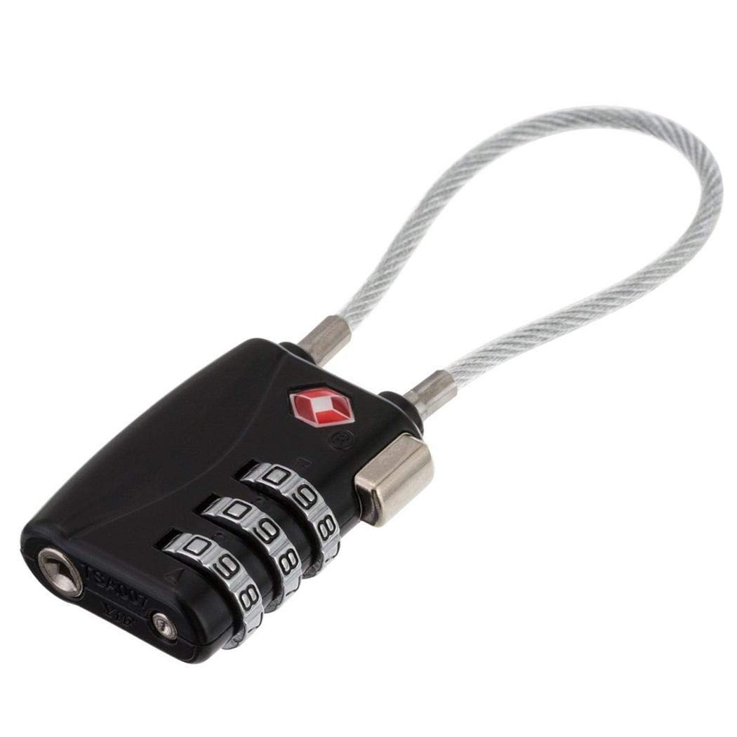 Xixini Durable Portable Praktisches Passwort Code Lock Gepäckschloss 1,3 x 4 x 0,6 Zoll