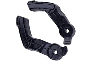 Studyset 1 Pair Car Front Bumper Mount Bracket Holder Support Fixer OE 622273ts0a 622263ts0a Replacement Parts Black