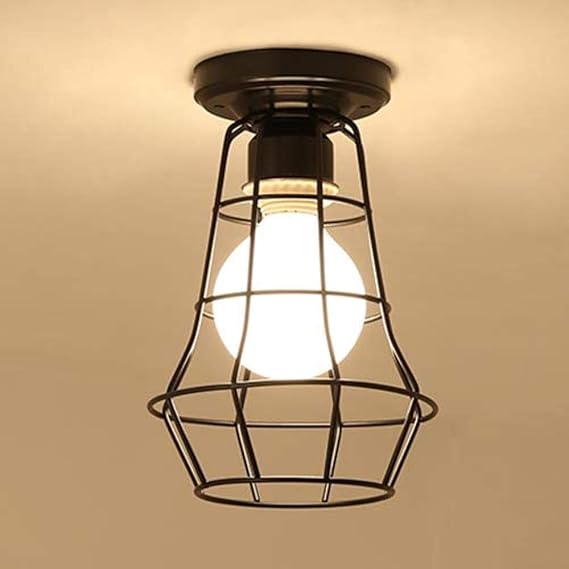 Deckenleuchte Industrielles Leuchter-Licht, Jahrgang Rustic halb