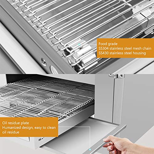 6400W Commercial Pizza Oven, Countertop Convection Oven Electric Toaster Oven, 220V - Thumbnail 2