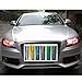 Aumo-mate 12 by 48 Inches Transparent Shiny Chameleon Car Headlight Film, Car Styling Fog LightsTint Vinyl Film, Self Adhesive Tail Lights Sticker Car Accessories (Red)