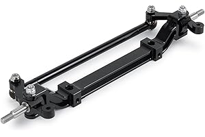 RC HUB Alloy Front Steering Rod Link Pole Wheel Axle for 1/14 RC Tamiya Tractor Truck Upgrade Parts