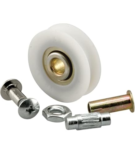 Prime-Line Screen Door Roller Assembly - Nylon Wheel With 1" Ball Bearing (4-Pack)