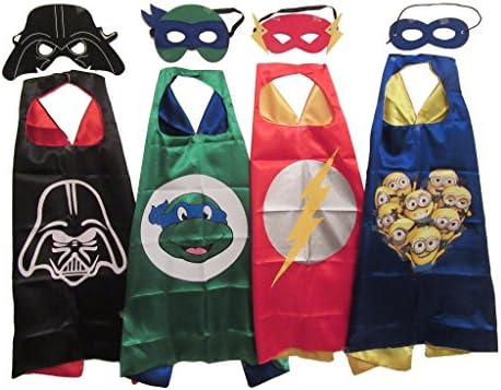 Cape with Mask (Boys Character - Set of 4)