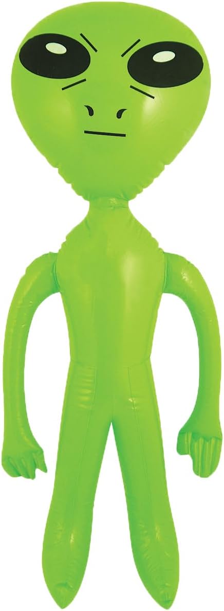 HENBRANDT Inflatable Alien 64 cm - Gift Not a Toy Safety Warning