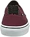 Vans Authentic Classic Sneaker Skate Canvas Skaterschuhe, Shoe Size:EUR 40.5, Color:Bordeaux