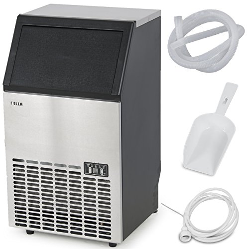 DELLA Commercial Ice Maker Freestand Ice Cube IceMaker Freestanding