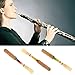 4Pcs Oboe Medium Soft Oboe Reeds Handmade Oboe Red Cork Wind Instrument Parts with Plastic Storage Box