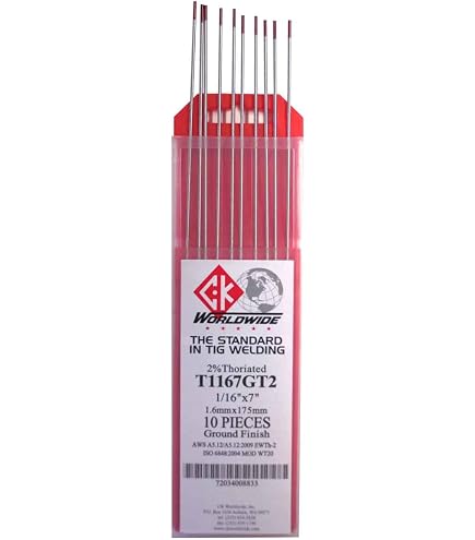 CK T187GT2 2% Thoriated Tungsten Electrode 1/8