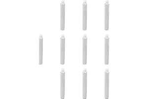 SM SunniMix 10Pcs Empty Aluminum Paint Tubes Sample Packing Bottles Jars Convenient Multipurpose Storage for Gouaches Toothpa