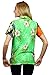 V.H.O Funky Hawaiian Blouse Women Short-Sleeve Front-Pocket Every Shirt Is a Unique Mix Multicolor Unisex