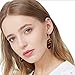 XOCARTIGE Dangle Earrings for Women Mottled Resin Acrylic Earrings Rhombus Drop Hook Earring for Girls