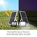 Solar Flood Lights Outdoor LED Dusk to Dawn 1260 Lumens Super Bright Waterproof Security Light with Remote