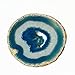 JIC Gem Agate Coaster Teal 3.5-4