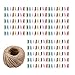 Hongzer Wooden Clip, 200pcs Natural Wooden Mini Clothespins Clip Peg with 1 Roll 50 Meter Jute Twine Crafts Decorthumb 4