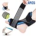 Plantar Fasciitis Night Splint for Sleep Support, Adjustable Dorsal Night Splints Brace -with Arch Supports&Elastic Excecise Band for Effective Relief from Arthritis, Tendonitis, Heel, Arch Foot Pain