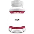 Pure Science Iron (as Ferrous Sulfate) 65mg with 5mg BioPerine® (Natural Bioavailability Enhancer for better absorption) - Es
