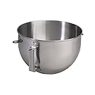 KitchenAid 5qt Polished Stainless Steel Mixer Bowl with Flat Handle