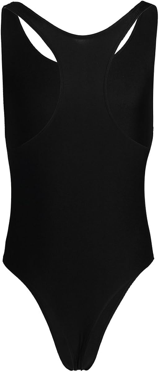 Agoky Men's Racer Back Wresting Singlet Bodysuit Mankini Gymnastic Jumpsuit Underwear Swimwear: Clothing